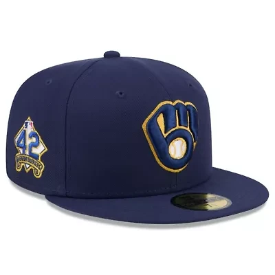 MLB Milwaukee Brewers 2025 Jackie Robinson Day 59FIFTY Fitted Hat