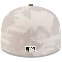 MLB Light Beige/Olive Washington Nationals 2025 Armed Forces Day 59FIFTY Fitted Hat