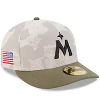 MLB Light Beige/Olive Minnesota Twins 2025 Armed Forces Day 59FIFTY Fitted Hat