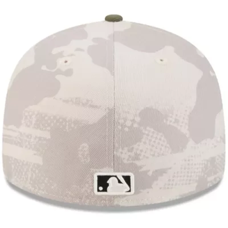 MLB Light Beige/Olive Minnesota Twins 2025 Armed Forces Day 59FIFTY Fitted Hat