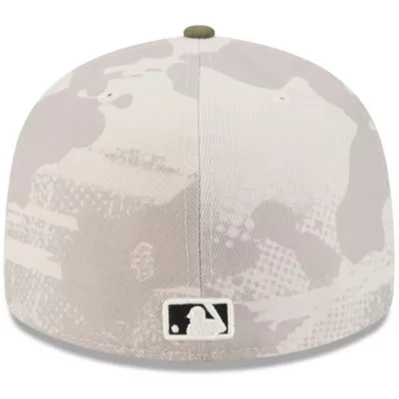 MLB Light Beige/Olive Kansas City Royals 2025 Armed Forces Day 59FIFTY Fitted Hat