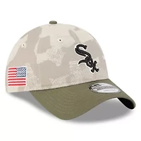 Chicago White Sox MLB Light Beige/Olive Chicago Sox 2025 Armed Forces Day 9TWENTY Adjustable Hat