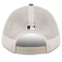 MLB Light Beige/Olive Pittsburgh Pirates 2025 Armed Forces Day 9FORTY M-Crown A-Frame Adjustable Hat