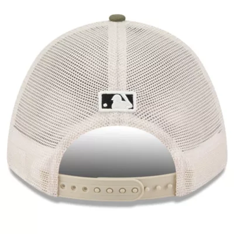 MLB Light Beige/Olive Seattle Mariners 2025 Armed Forces Day 9FORTY M-Crown A-Frame Adjustable Hat