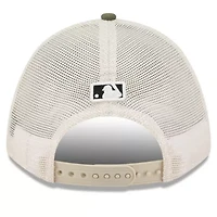 MLB Light Beige/Olive Cleveland Guardians 2025 Armed Forces Day 9FORTY M-Crown A-Frame Adjustable Hat