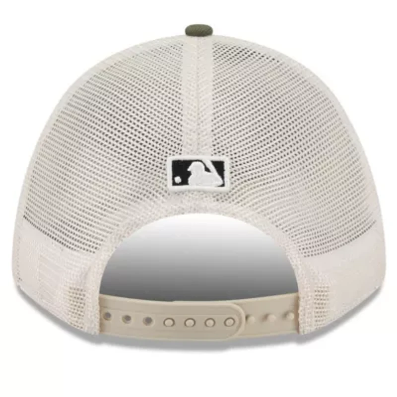 MLB Light Beige/Olive Arizona Diamondbacks 2025 Armed Forces Day 9FORTY M-Crown A-Frame Adjustable Hat
