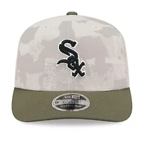Chicago White Sox MLB Light Beige/Olive Chicago Sox 2025 Armed Forces Day 9SEVENTY Stretch-Snap Hat