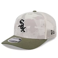 Chicago White Sox MLB Light Beige/Olive Chicago Sox 2025 Armed Forces Day 9SEVENTY Stretch-Snap Hat