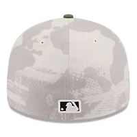 MLB Light Beige/Olive Washington Nationals 2025 Armed Forces Day Low 59FIFTY Fitted Hat