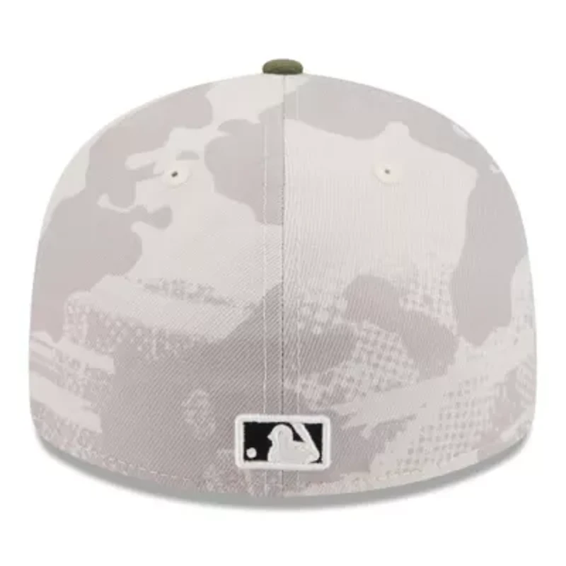 MLB Light Beige/Olive San Diego Padres 2025 Armed Forces Day Low 59FIFTY Fitted Hat