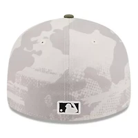 MLB Light Beige/Olive San Diego Padres 2025 Armed Forces Day Low 59FIFTY Fitted Hat