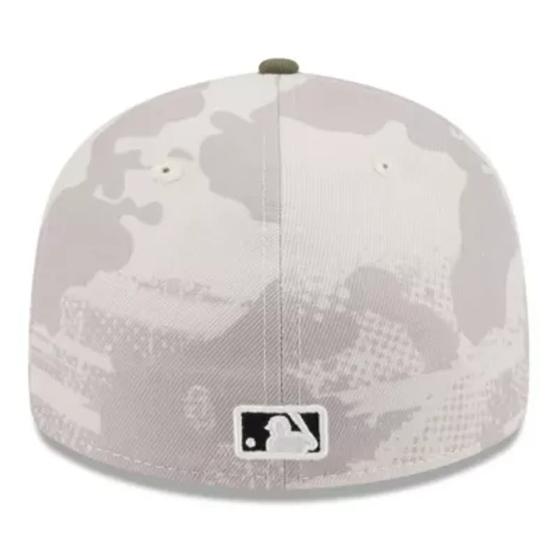 MLB Light Beige/Olive San Francisco Giants 2025 Armed Forces Day Low 59FIFTY Fitted Hat