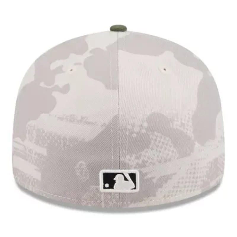 MLB Light Beige/Olive Seattle Mariners 2025 Armed Forces Day Low 59FIFTY Fitted Hat