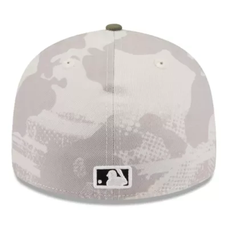 MLB Light Beige/Olive Baltimore Orioles 2025 Armed Forces Day Low 59FIFTY Fitted Hat