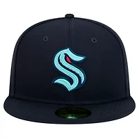 NHL Deep Sea Seattle Kraken Core 59FIFTY Fitted Hat