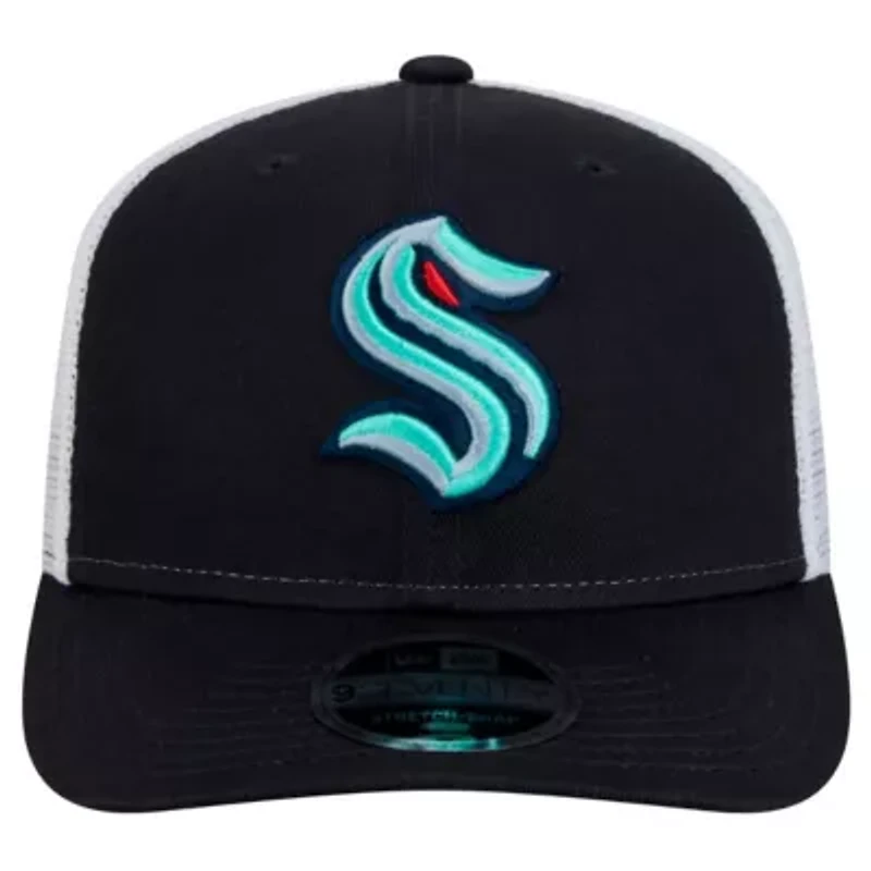 NHL Deep Sea Seattle Kraken Core Trucker 9SEVENTY Stretch-Snap Hat