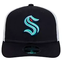 NHL Deep Sea Seattle Kraken Core Trucker 9SEVENTY Stretch-Snap Hat