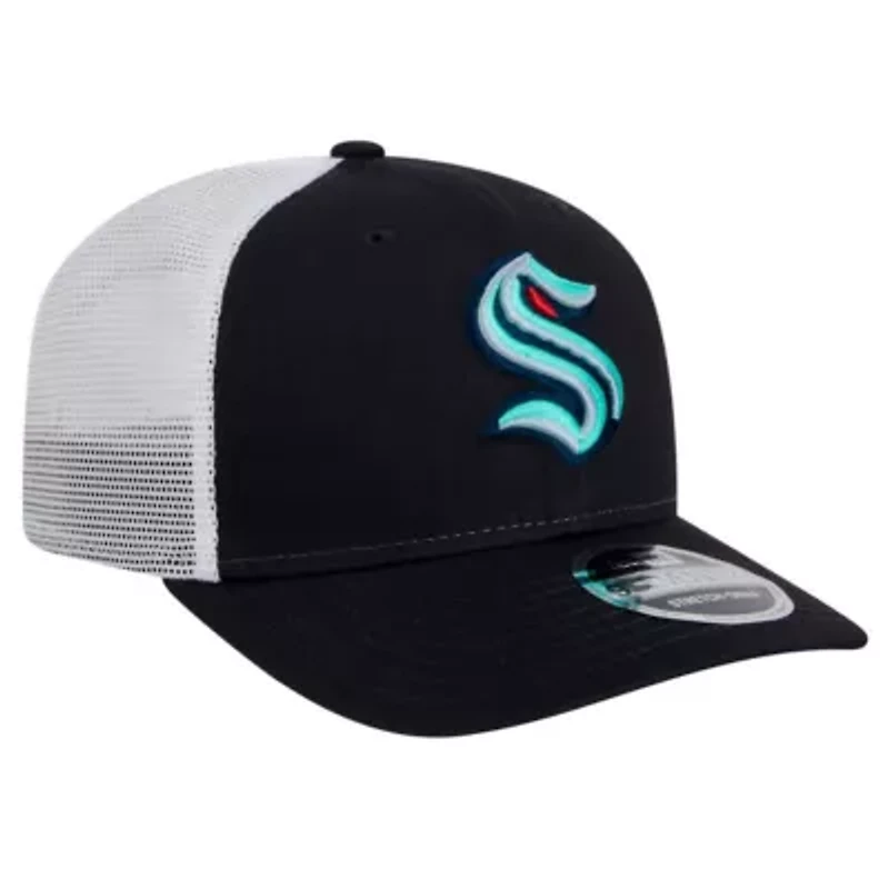 NHL Deep Sea Seattle Kraken Core Trucker 9SEVENTY Stretch-Snap Hat