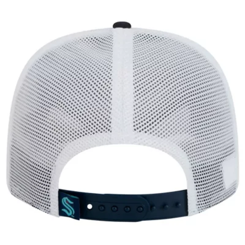 NHL Deep Sea Seattle Kraken Core Trucker 9SEVENTY Stretch-Snap Hat
