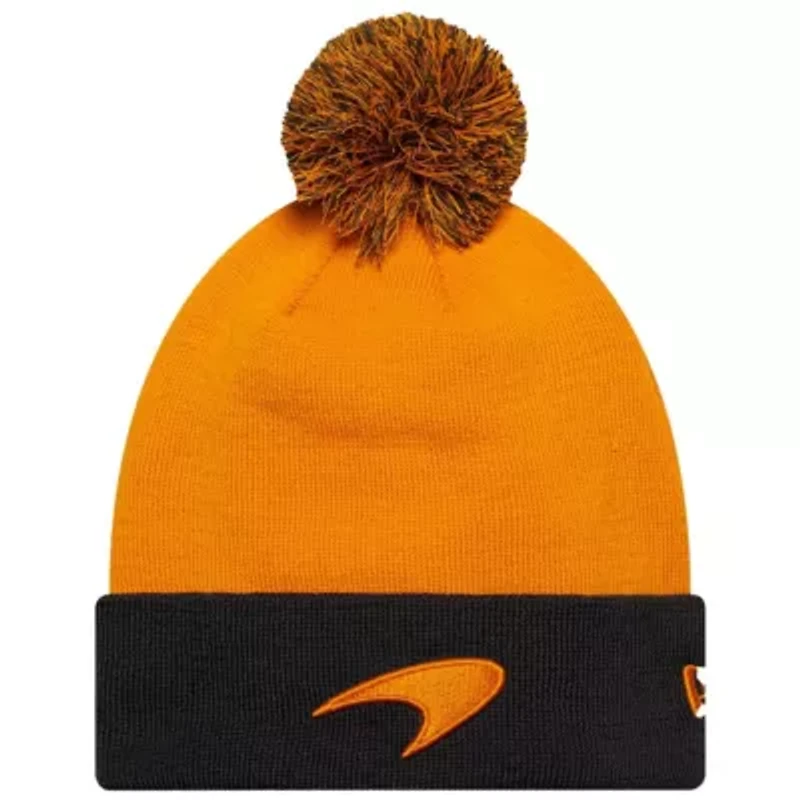 Formula 1 McLaren F1 Team Sustainable Cuffed Knit Hat with Pom