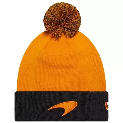 Formula 1 McLaren F1 Team Sustainable Cuffed Knit Hat with Pom