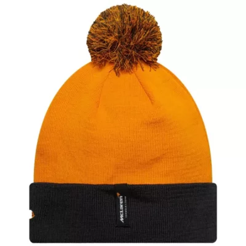 Formula 1 McLaren F1 Team Sustainable Cuffed Knit Hat with Pom