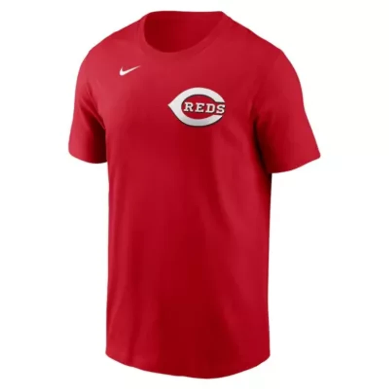 MLB Nike Elly De La Cruz Cincinnati Reds Fuse Name & Number T-Shirt