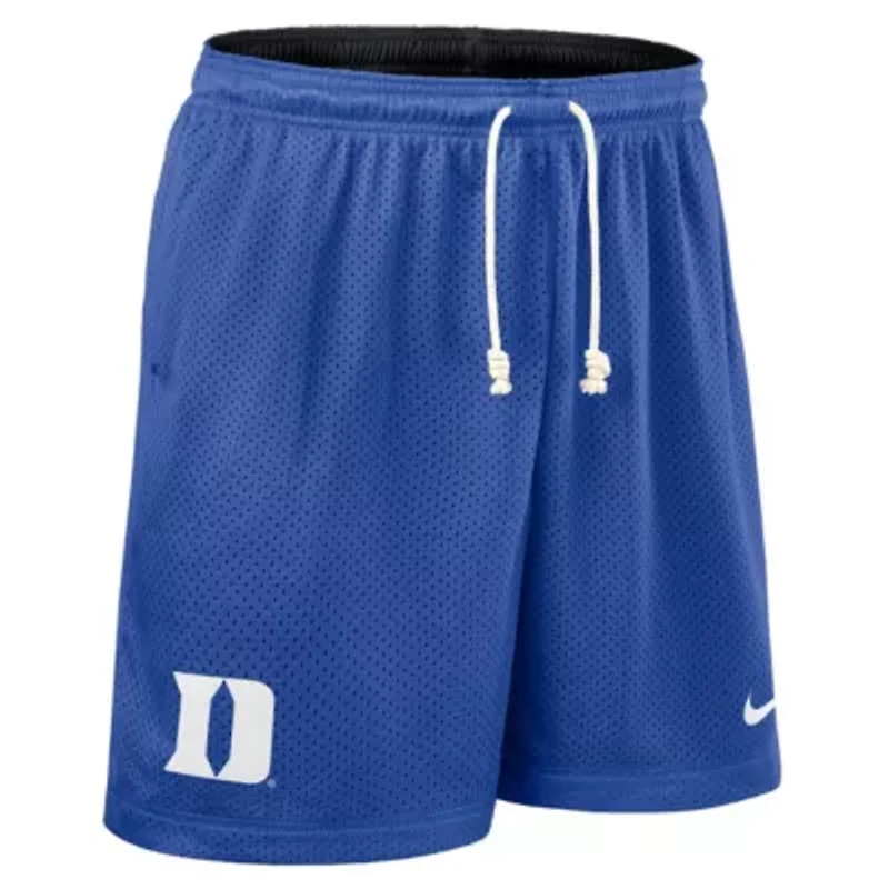 Duke Blue Devils NCAA Nike Royal/Black 2025 Sideline Reversible Dri-FIT Shorts