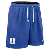 Duke Blue Devils NCAA Nike Royal/Black 2025 Sideline Reversible Dri-FIT Shorts