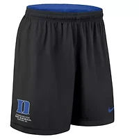 Duke Blue Devils NCAA Nike Royal/Black 2025 Sideline Reversible Dri-FIT Shorts
