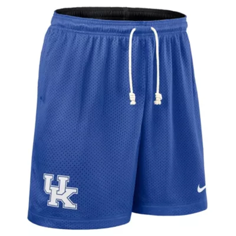 NCAA Nike Royal/Black Kentucky Wildcats 2025 Sideline Reversible Dri-FIT Shorts
