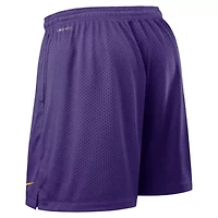 NCAA Nike Purple/Gold LSU Tigers 2025 Sideline Reversible Dri-FIT Shorts
