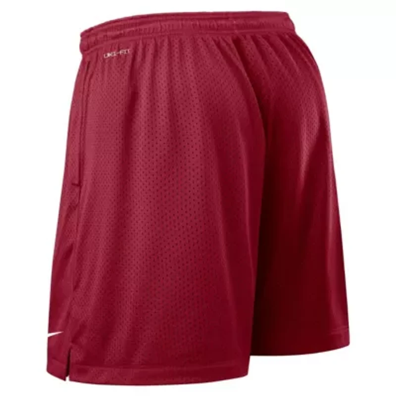 Alabama Crimson Tide NCAA Nike Crimson/Charcoal 2025 Sideline Reversible Dri-FIT Shorts