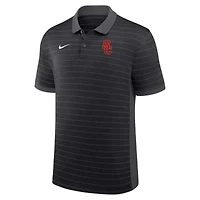 NCAA Nike USC Trojans 2025 Early Season Coaches Sideline Victory Stripe Dri-FIT Polo