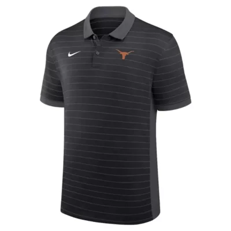 NCAA Nike Texas Longhorns 2025 Early Season Coaches Sideline Victory Stripe Dri-FIT Polo