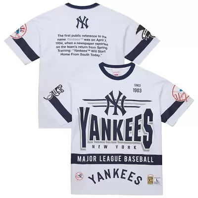 MLB New York Yankees Cooperstown Collection Team Origins Premium T-Shirt