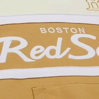 Boston Red Sox MLB Tan/Cream Head Coach Pullover Hoodie
