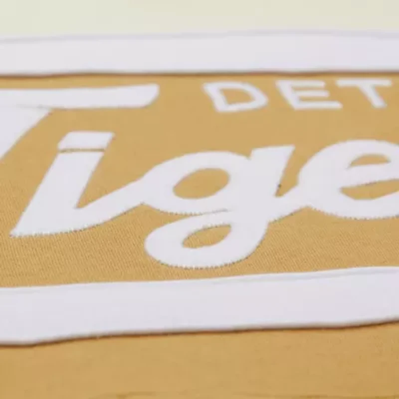 MLB Tan/Cream Detroit Tigers Head Coach Pullover Hoodie