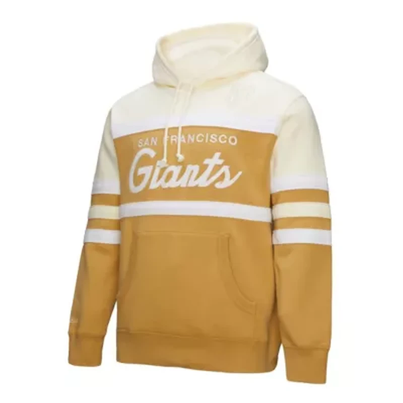 MLB Tan/Cream San Francisco Giants Head Coach Pullover Hoodie