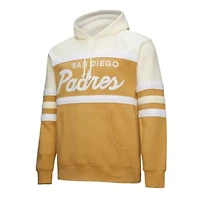 MLB Tan/Cream San Diego Padres Head Coach Pullover Hoodie