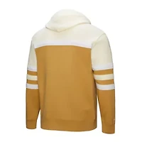 MLB Tan/Cream New York Yankees Head Coach Pullover Hoodie