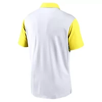 NCAA Nike White/Yellow Oregon Ducks Athletic Prep Alt Logo Vapor Dri-FIT Polo