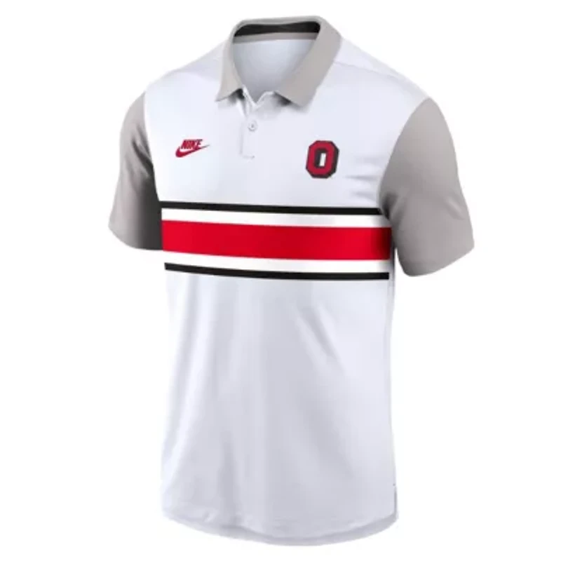 NCAA Nike Ohio State Buckeyes Athletic Prep Legacy Logo Vapor Dri-FIT Polo