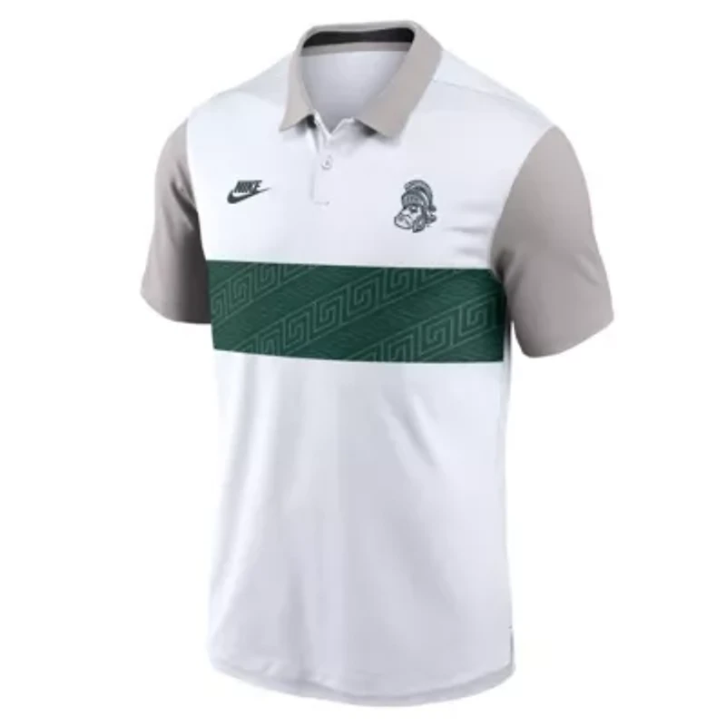 NCAA Nike Michigan State Spartans Athletic Prep Legacy Logo Vapor Dri-FIT Polo