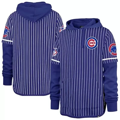 MLB Chicago Cubs Pinstripe Double Header Pullover Hoodie