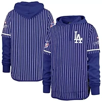 MLB Los Angeles Dodgers Pinstripe Double Header Pullover Hoodie