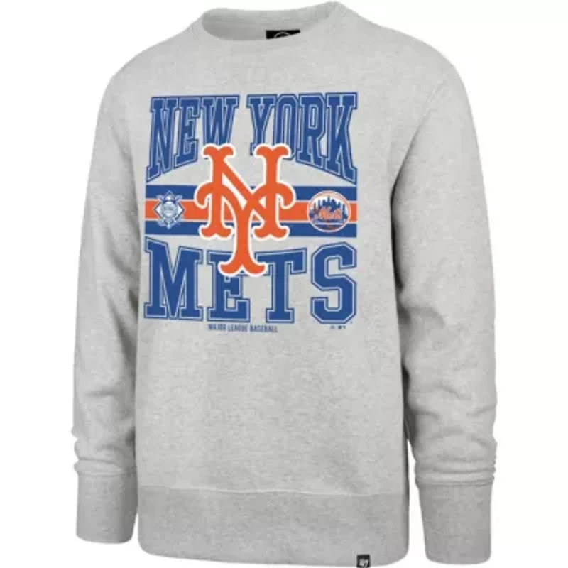 MLB New York Mets Letters Headline Pullover Sweatshirt