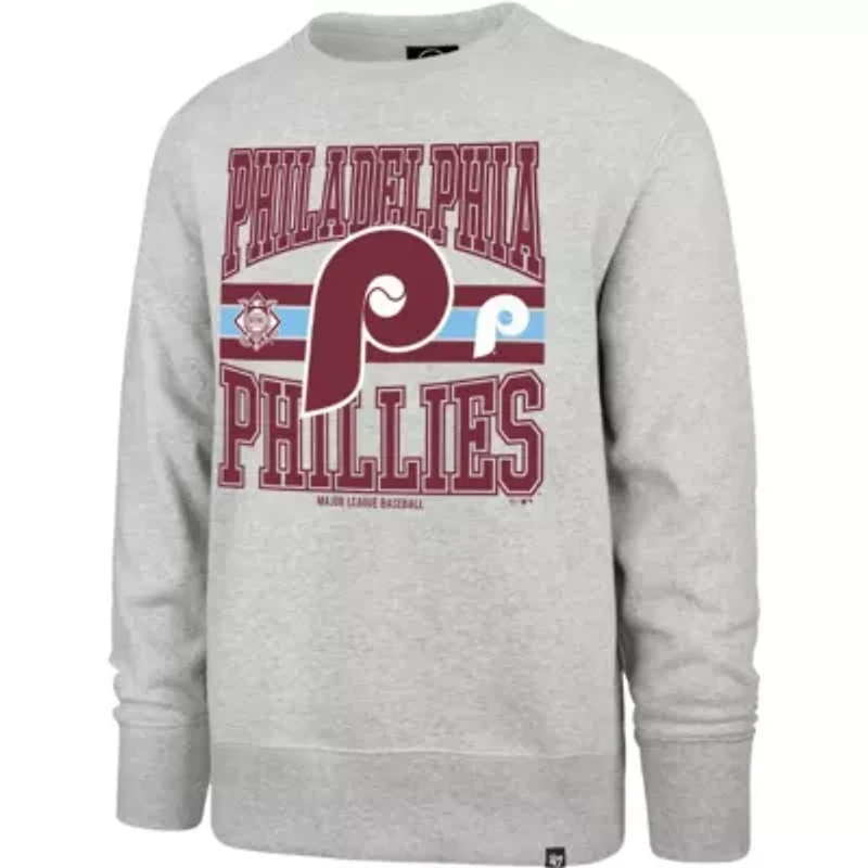 MLB Philadelphia Phillies Letters Headline Pullover Sweatshirt