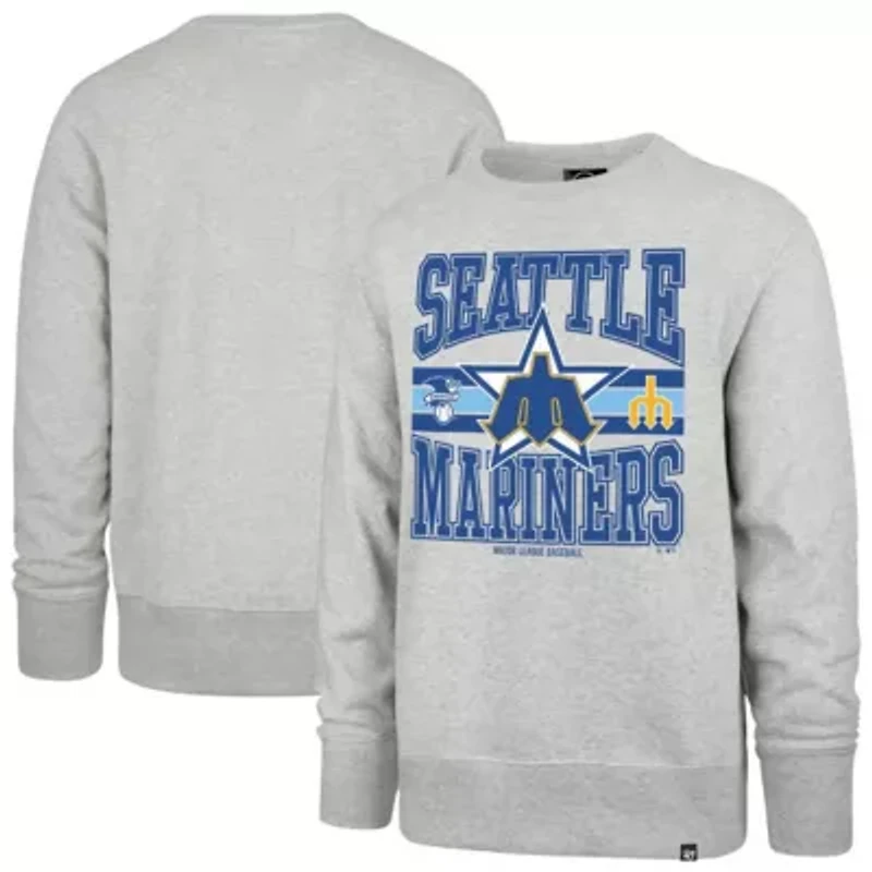 MLB Seattle Mariners Letters Headline Pullover Sweatshirt