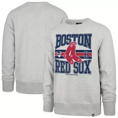 Boston Red Sox MLB Letters Headline Pullover Sweatshirt